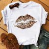 T-Shirt Léopard Bouche