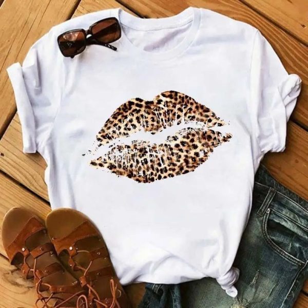 T-Shirt Léopard Bouche