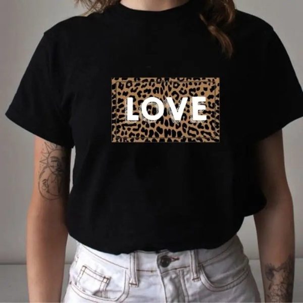 T-Shirt Léopard Love