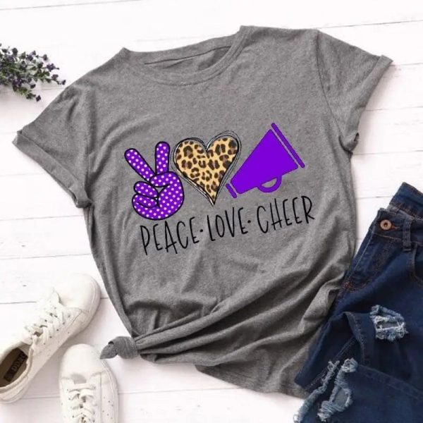 T-Shirt Léopard Peace Love