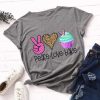 T-Shirt Léopard Peace Love