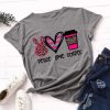 T-Shirt Léopard Peace Love