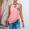 Top Léopard Poche Rose