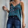 Top Léopard Tendance Bleu