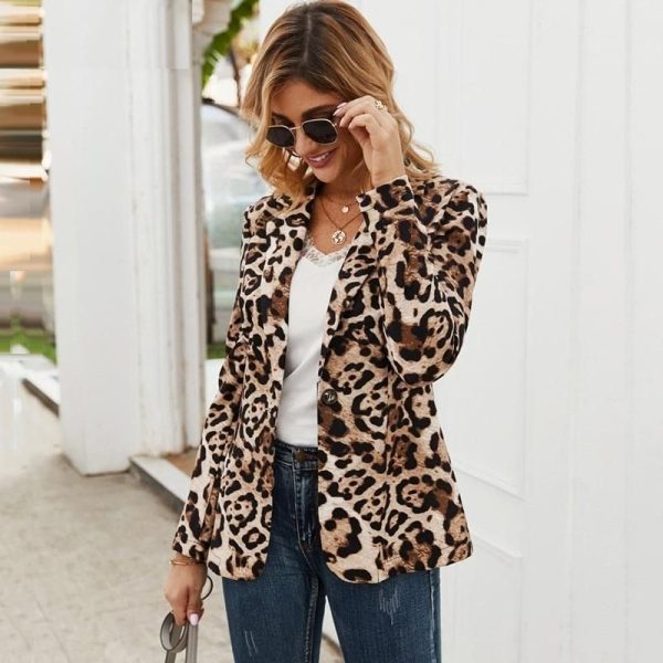 Veste Léopard Femme