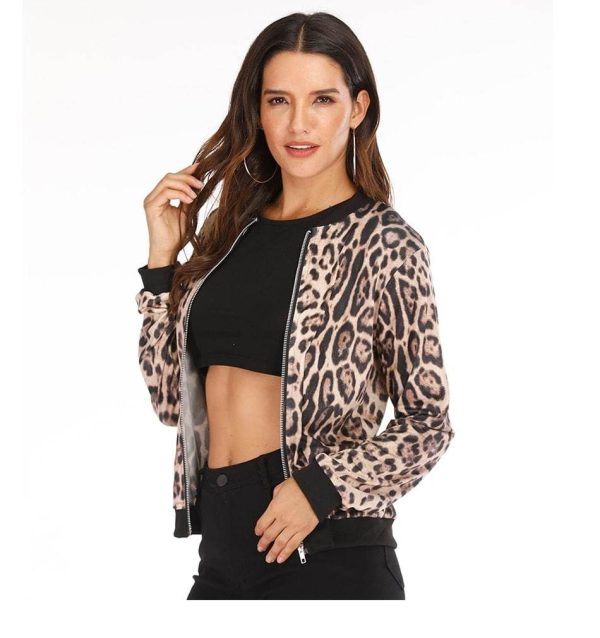 Veste Léopard Bomber