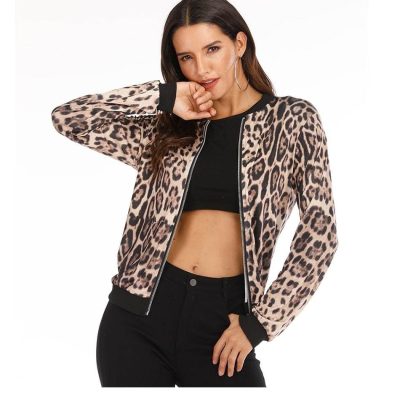 Veste Leopard Bomber