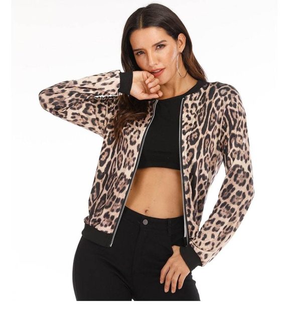 Veste Leopard Bomber