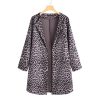 veste leopard fluide grise
