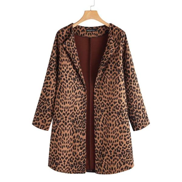 veste leoapard fluide