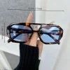 Lunette de Soleil Léopard  – Monture Carrée