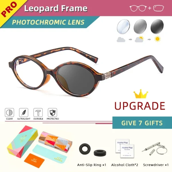 Lunettes Femme Myopie - Monture leopard